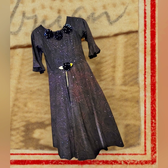 Mud Pie Dresses & Skirts - Mud Pie Brown Rose Party Dress Size 8
